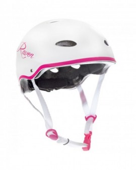 Helmet Raven Essto White/Pink