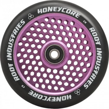 Root Honeycore Black 120mm 2-pack Pro Scooter Wheels (120mm|Purple)