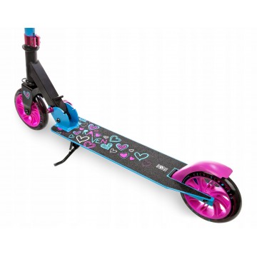 Foldable Scooter Elena Black 145mm with LED wheels