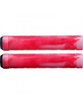 Trynyty Swirl Pro Scooter Grips (Red/Transparent)