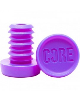 CORE Bar Ends (Purple|Steel)