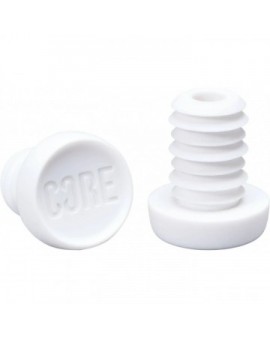 CORE Bar Ends (White|Steel)