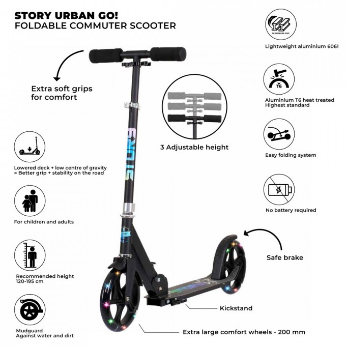 Foldable Commuter Scooter Story Urban GO! - With great price!