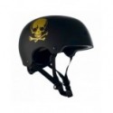 Helmet NKX Brain Saver Black/Gold Skull