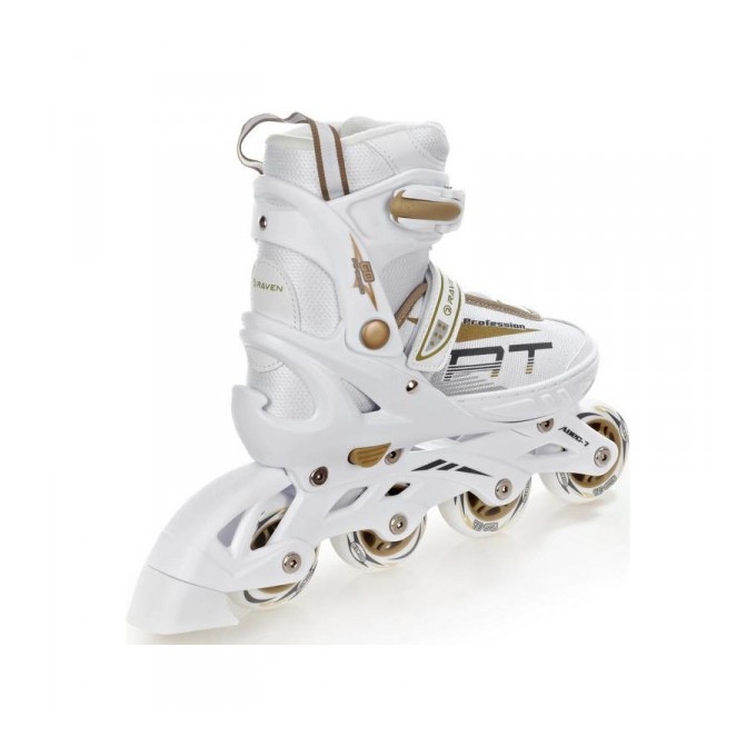 Raven Profession Inline Skates 3-in-1 White/Gold In stock! Now -30%