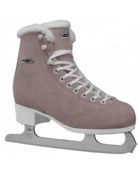 Roces Suede Eco-Fur Figure Skates (Suede Pink|41)