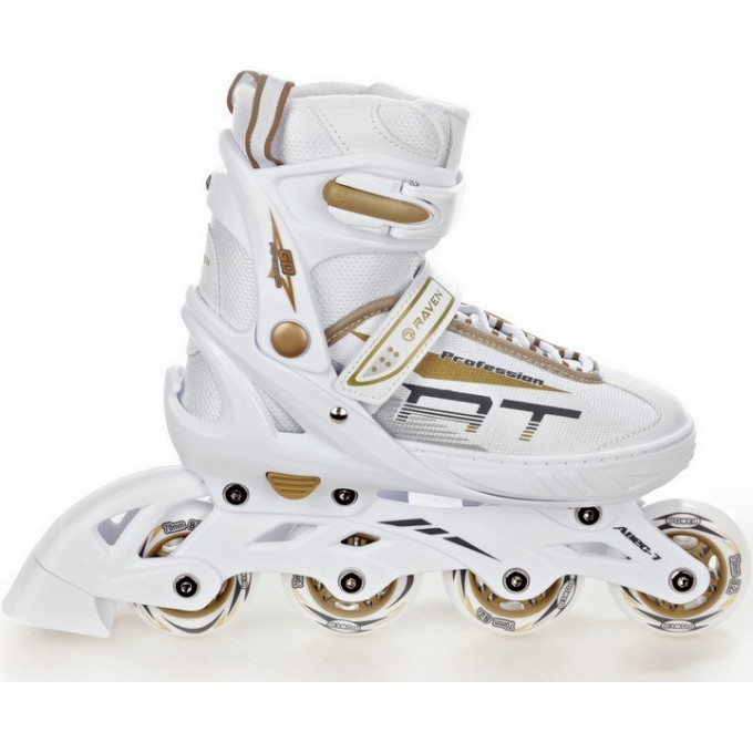 3-in1 inline skates Raven Profession White/Gold L
