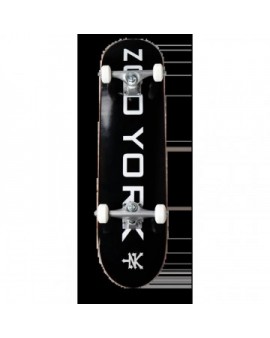 Zoo York Logo Block Complete Skateboard (8"|Black/White)