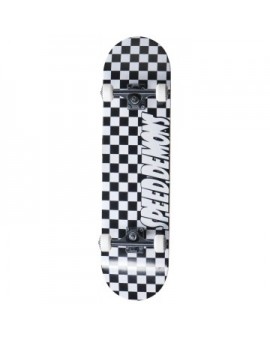 Speed Demons Checkers Complete Skateboard (7"|Black/White)