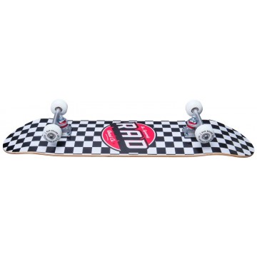 RAD Checkers Complete Skateboard (7.75"|Black)