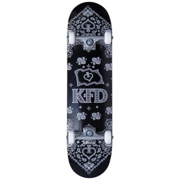 KFD Bandana Complete Skateboard (8"|Black)