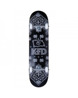 KFD Bandana Complete Skateboard (8"|Black)