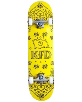 KFD Bandana Complete Skateboard (7.75"|Yellow)