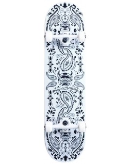 Speed Demons Bandana Complete Skateboard (7.5"|White)