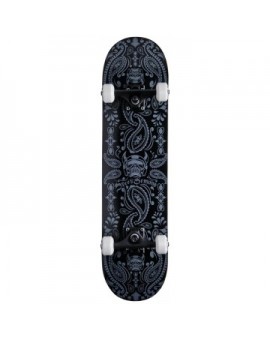 Speed Demons Bandana Complete Skateboard (7.75"|Black/Silver)