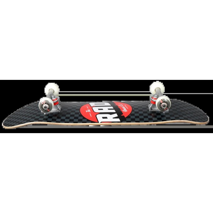 RAD Checkers Progressive Complete Skateboard (7.5"|Black/Grey)