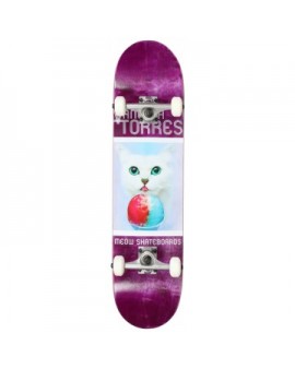 Meow Vanessa Torres Furreal Pro Complete Skateboard (7.75"|Purple)