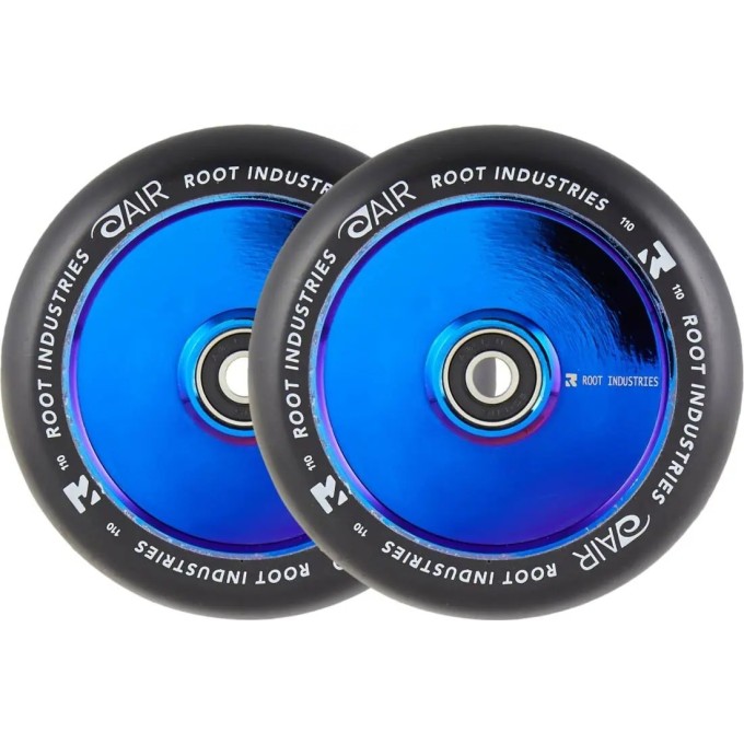 Root Air Black Pro Scooter Wheels 2-pack (110mm|Blue Ray)