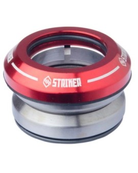 Striker Integrated Headset for Scooters (Red)