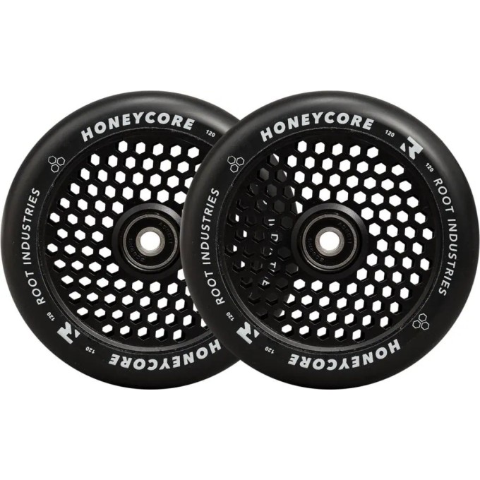 Root Honeycore Black 120mm 2-pack Pro Scooter Wheels (120mm|Black)