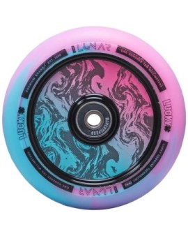 Lucky Lunar 110mm Pro Scooter Wheel (110mm|Rush Pink/Blue Swirl)