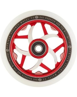 Striker Essence V3 White Pro Scooter Wheel (110mm|Red)