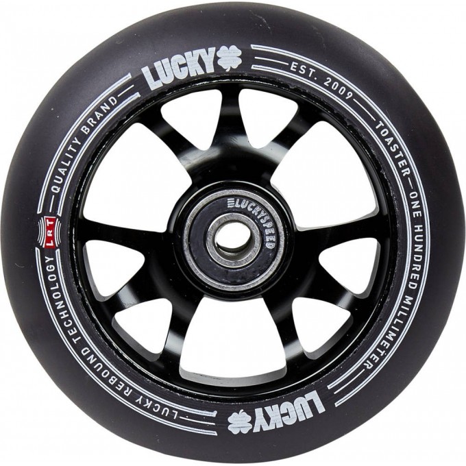 Lucky Toaster 100mm Pro Scooter Wheel (100mm|Black)