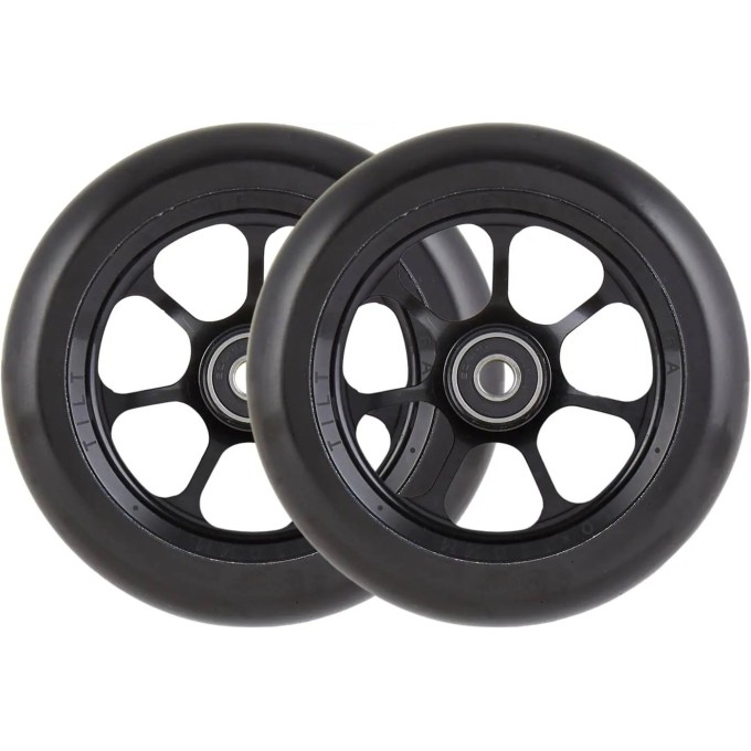 Tilt Durare Spoked Pro Scooter Wheels 2-Pack (110mm|Black)