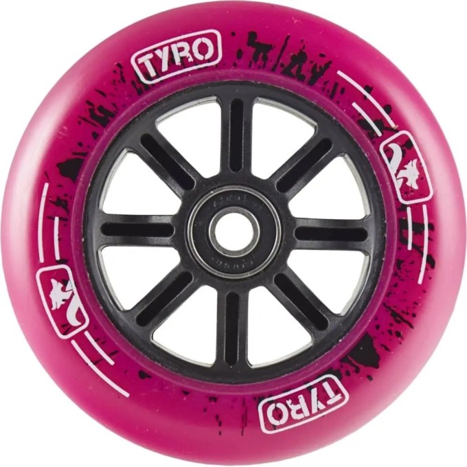 Longway Tyro Nylon Core Pro Scooter Wheel (100mm|Pink)
