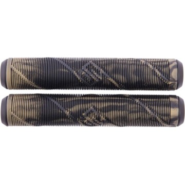 Striker Thick Logo Pro Scooter Grips (Black/Gold)