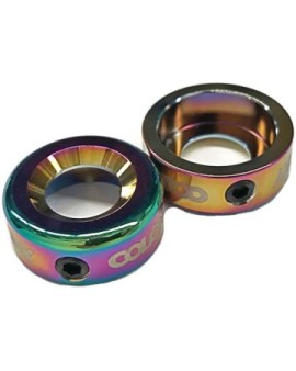 Colony Konka Bar Ends (Rainbow Anodise)