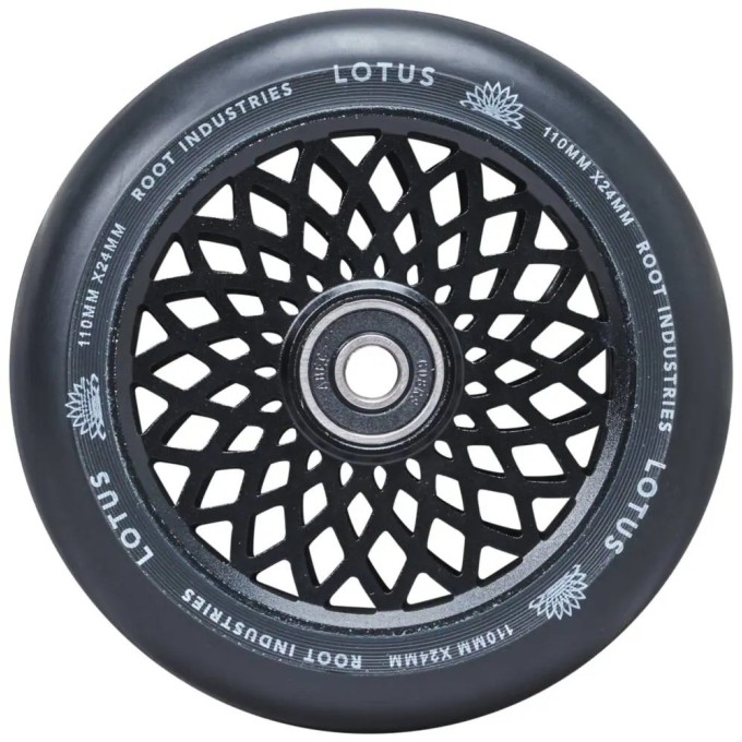 Root Lotus Pro Scooter Wheels 2-Pack (110mm|Black/Black)