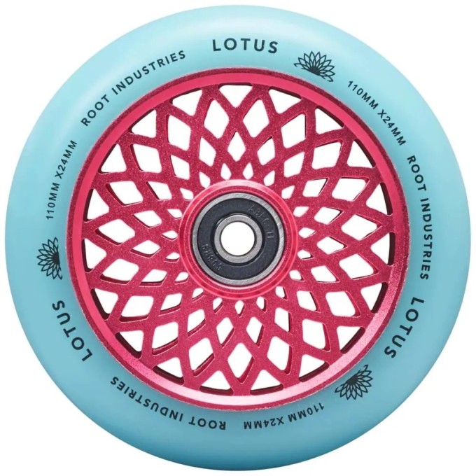 Root Lotus Pro Scooter Wheels 2-Pack (110mm|Pink/Isotope)