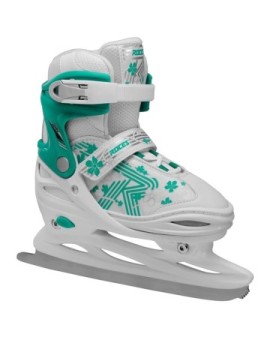 Roces Jokey 3.0 Girls Ice Skates (White/Turquoise|30-33)