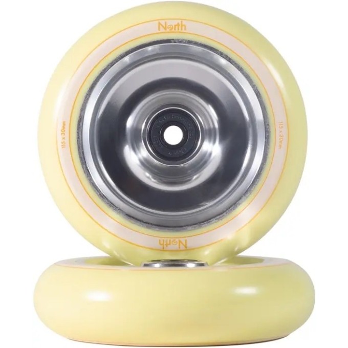 North Fullcore Pro Scooter Wheel (30mm|Silver/Cream)