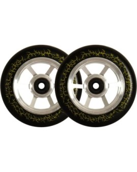 North Ryan Ruegg Signature Pro Scooter Wheel (24mm|Silver/Black)