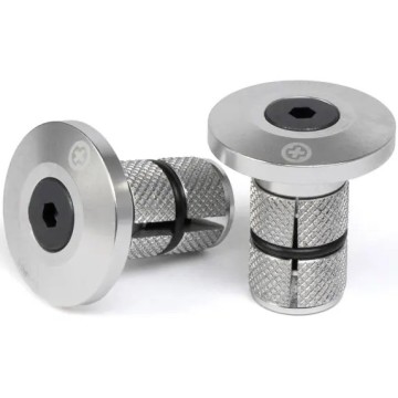 Salt Plus HQ CNC Bar Ends (Silver Polished)