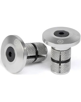 Salt Plus HQ CNC Bar Ends (Silver Polished)