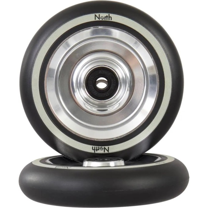 North Fullcore Pro Scooter Wheel (30mm|Silver/Black Pu)