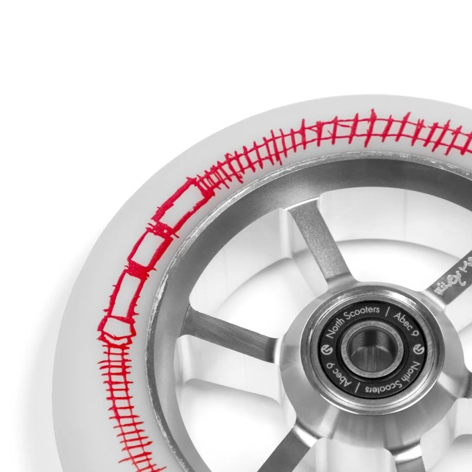 North Riley Maltais G4 Pro Scooter Wheels 2-Pack (115mm|White)