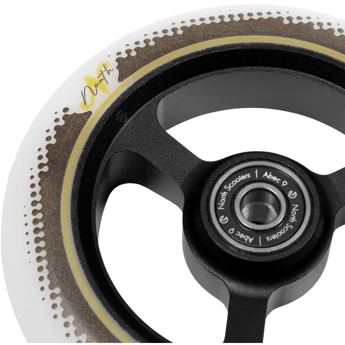 North Index G5 Pro Scooter Wheels 2-Pack (115mm|Black/White)