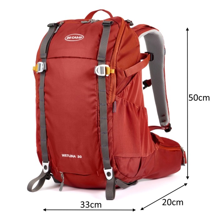 Trekking Backpack RG Wetlina 30L Burgundy