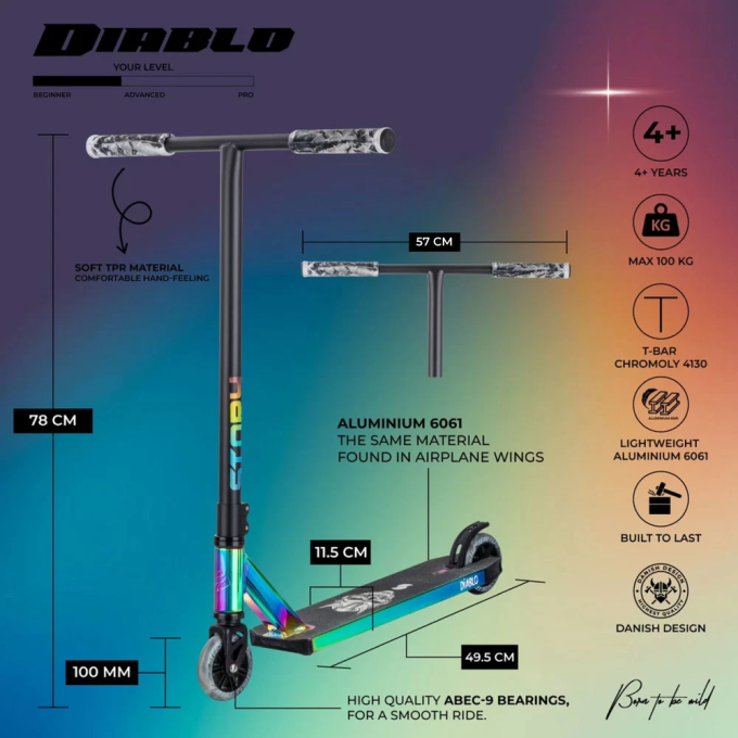 Stunt Scooter Story Diablo-high-quality trick scooter with best price!