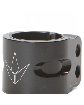 Blunt Clamp 2 Bolts Twin Slit - Black oversize