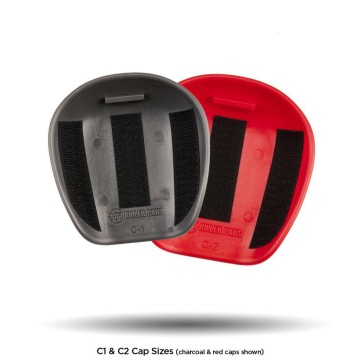 187 Killer Pads Lock-In Recaps Replacement Knee Caps (Black)