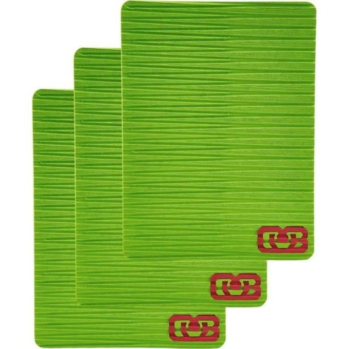 DB Skimboards EVA Traction 3-Pack (Lime)