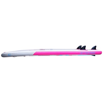 Ocean Pacific Venice All Round 8'6 Inflatable Paddle Board (White/Grey/Pink)