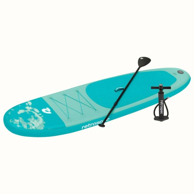 Retrospec Weekender 10' Plus Inflatable Paddle Board (Seafoam Tiedye)