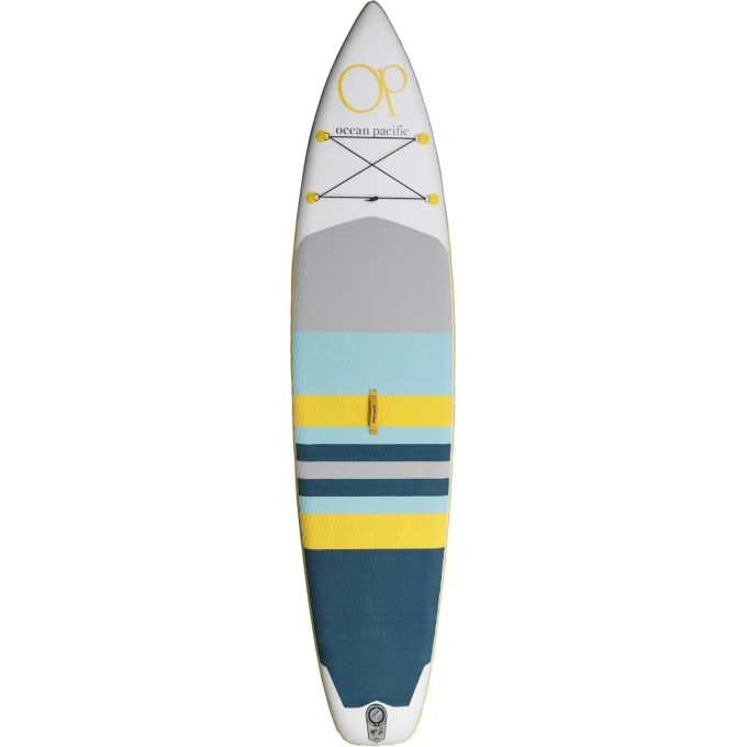 Ocean Pacific Laguna Lite 11'6 Inflatable Paddle Board (White/Grey/Yellow)