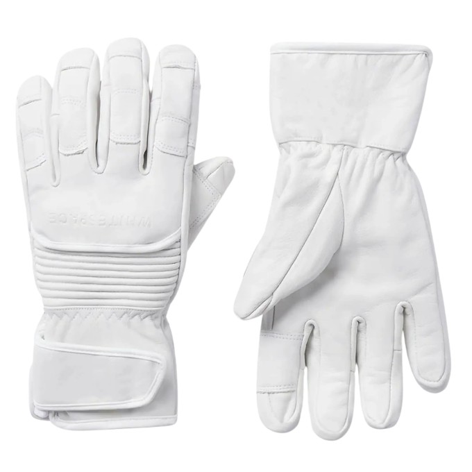Whitespace Leather Gloves (S/M|Warm White)
